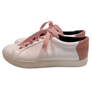 Circus by Sam Edelman White Sneakers with Pink Accents